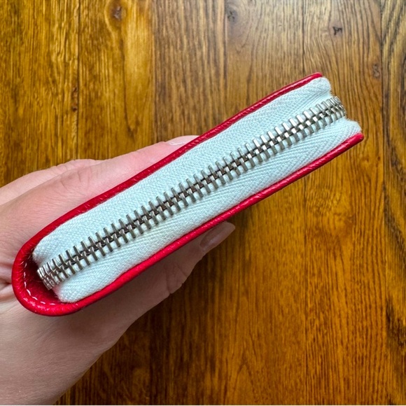 🔥Balenciaga🔥Multicolor Striped Leather Bazar Zip Around Wallet - Picture 10 of 11